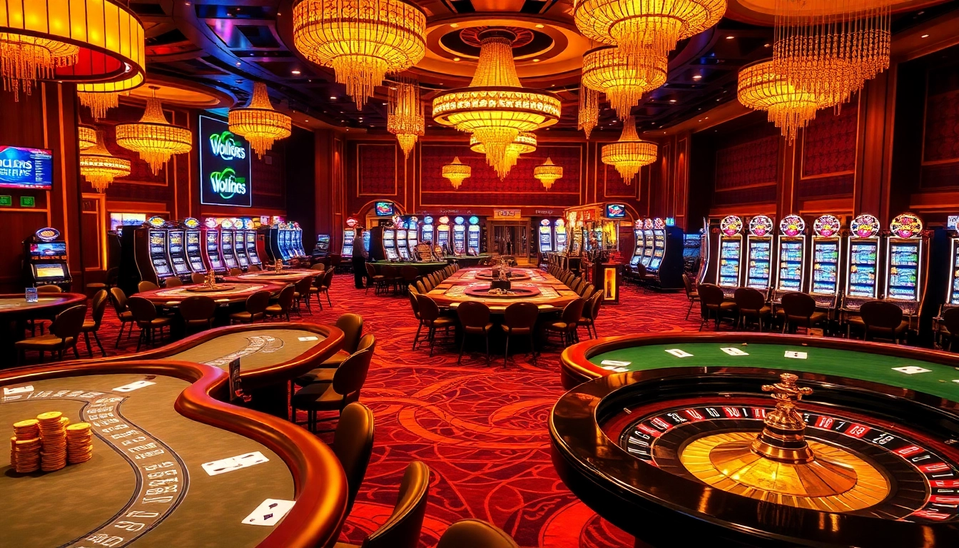 Vivez l'excitation du casino en ligne 2026 avec des tables de jeu vibrantes et des machines à sous lumineuses.