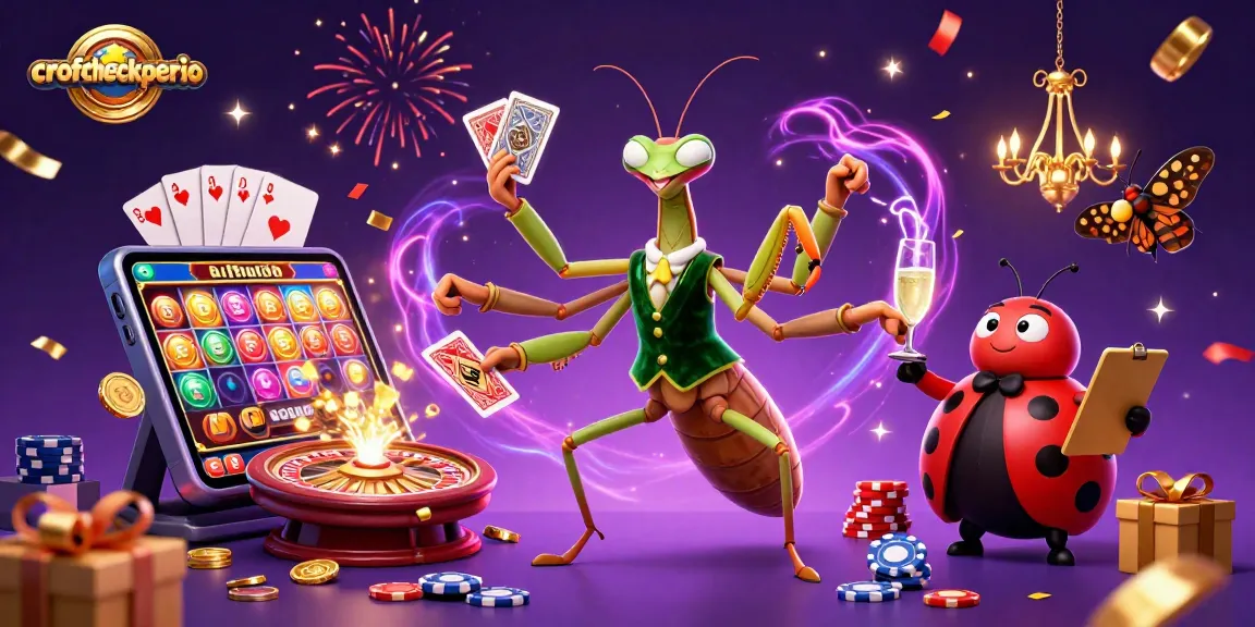 Permainan menarik di crofcheckperio dengan slot gacor dan suasana kasino yang meriah.