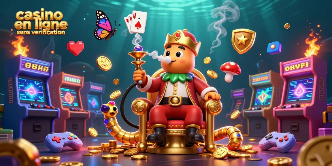 Jouez dans un casino en ligne sans vérification avec des thèmes captivants et des animations colorées.