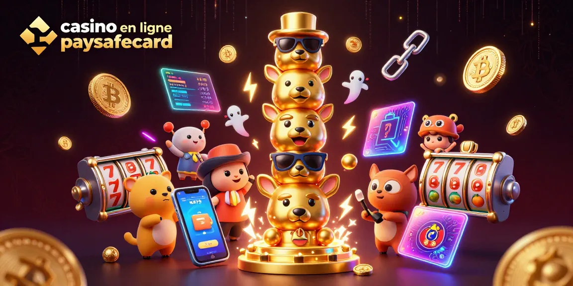 Gagnez avec le casino en ligne paysafecard grâce aux machines à sous colorées et aux totems animés.