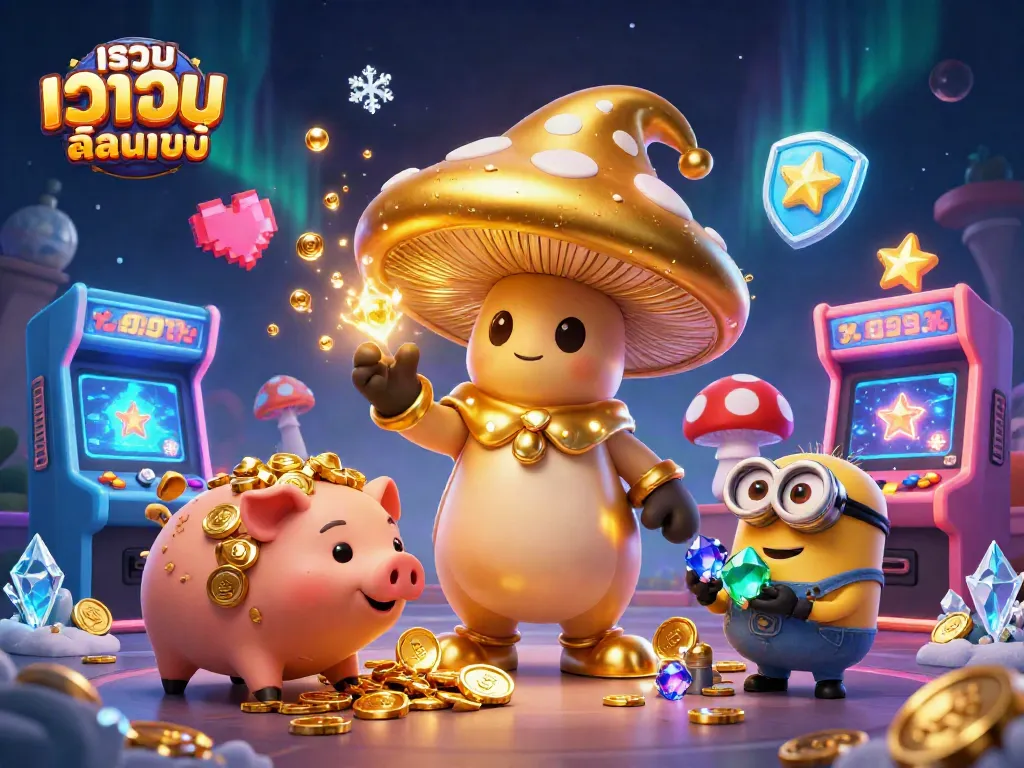 สนุกไปกับการเล่นรวม เว็บ พนัน ออนไลน์ ด้วยภาพกราฟิกที่สวยงามจากเวทมนตร์เห็ดทองคำ