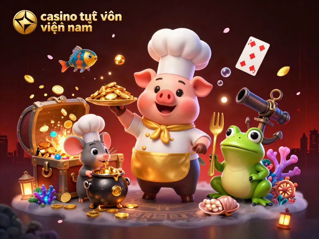 Trải nghiệm casino trực tuyến Việt Nam với cảnh nghệ thuật 3D hấp dẫn và nhiều yếu tố thú vị.