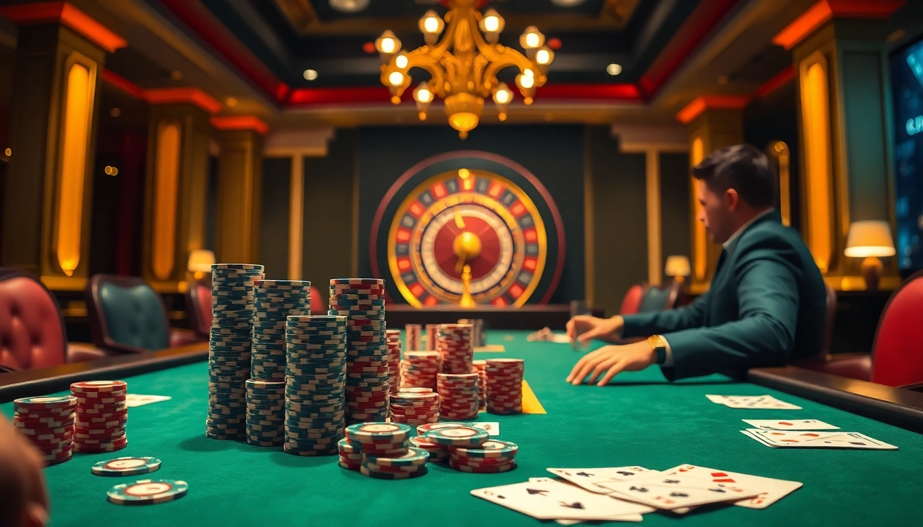 Découvrez l'excitation du casino en ligne 2026 avec une action de poker vibrante et des environnements luxueux.
