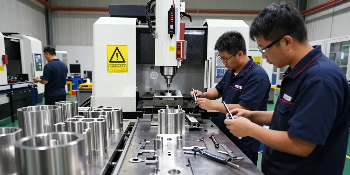 cnc stainless steel parts suppliers working in an advanced machining workshop