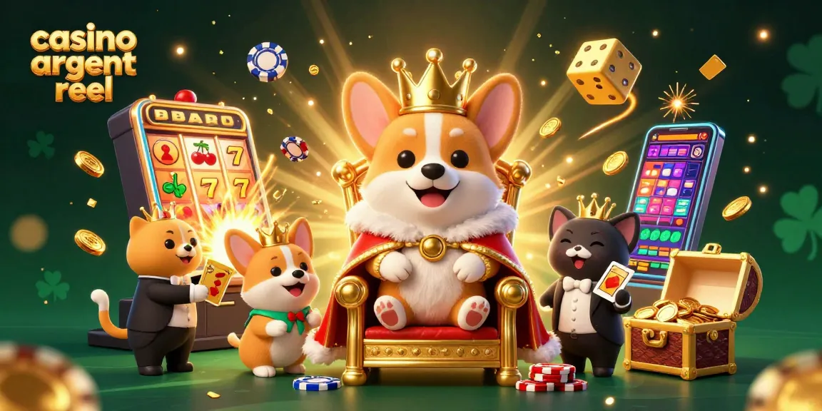 Jouez au casino argent réel avec des gains fabuleux dans une scène festive.