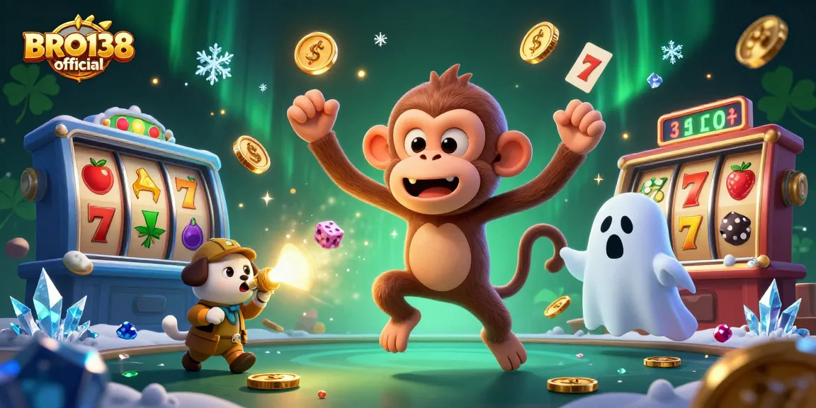 Engage with the BRO138 official platform while exploring the lively casino environment filled with lucky symbols.