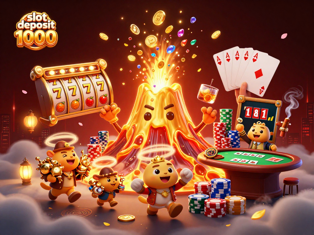 Bermain slot deposit 1000 dengan petualangan hewan penjelajah yang melarikan diri membawa harta karun berkilauan.