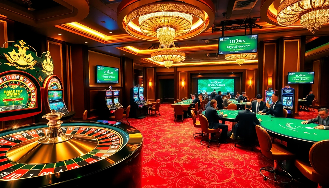 Experience thrilling gameplay at https://s8glx.com with elegant tables and vibrant slot machines.