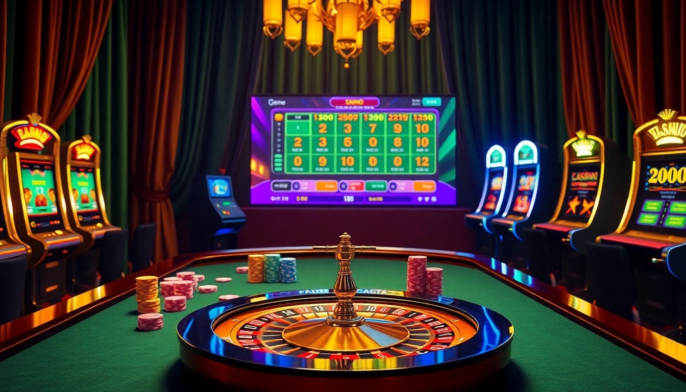 Découvrez l'excitation de casino en ligne 2026 avec des jetons, des cartes et des roues de roulette vibrantes.