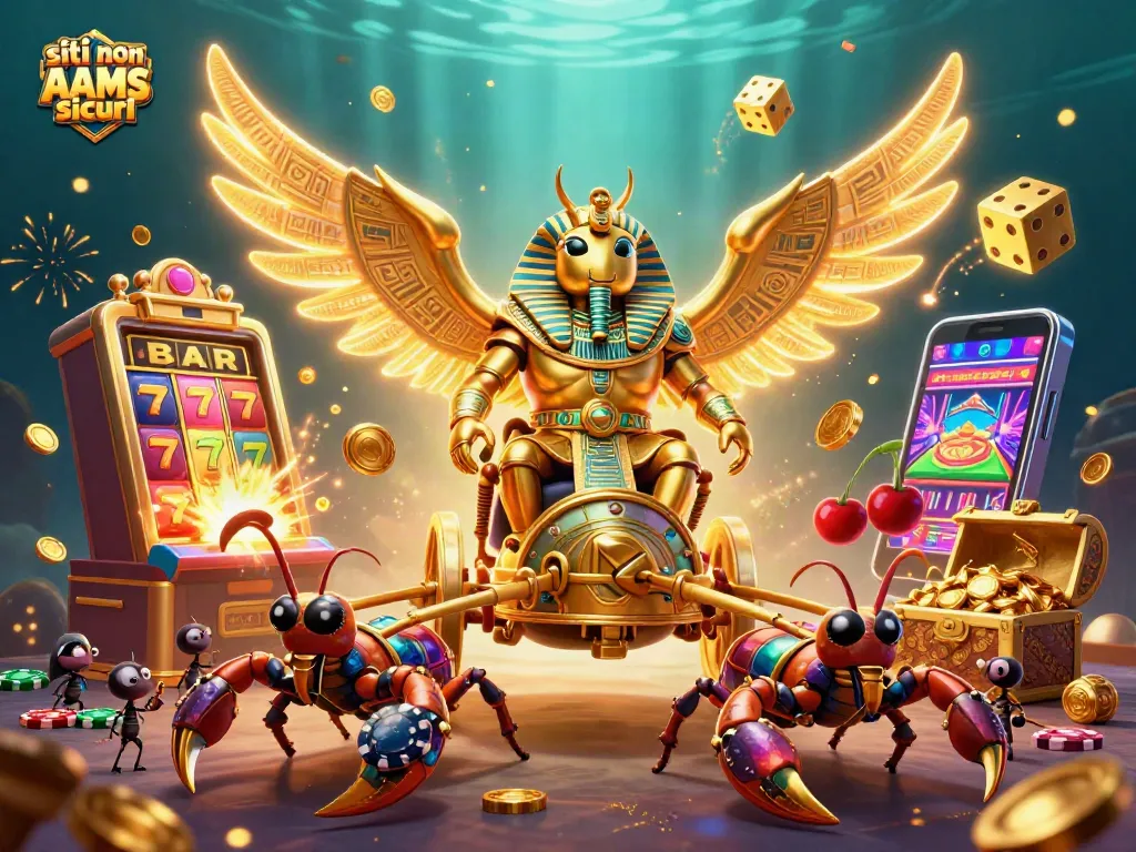 Scopri i migliori siti non AAMS sicuri con una divertente illustrazione 3D di casinò