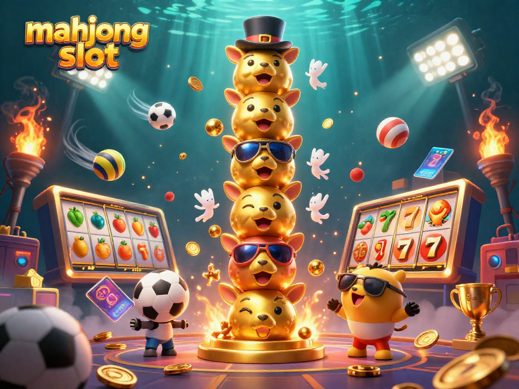 Engaging mahjong slot illustration showcasing vibrant slot reels and character energy