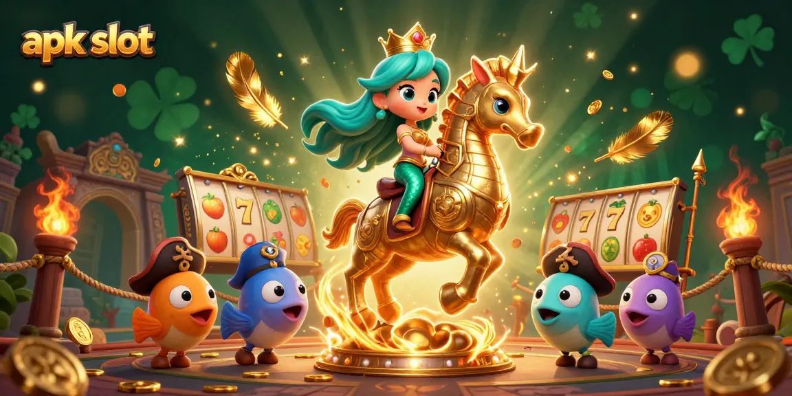 Engage with apk slot gameplay featuring a mermaid princess and seahorse in an immersive 3D casino scene.