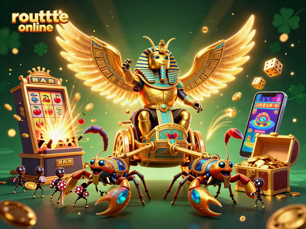 Engage in thrilling roulette online experiences with dazzling 3D casino elements and characters.