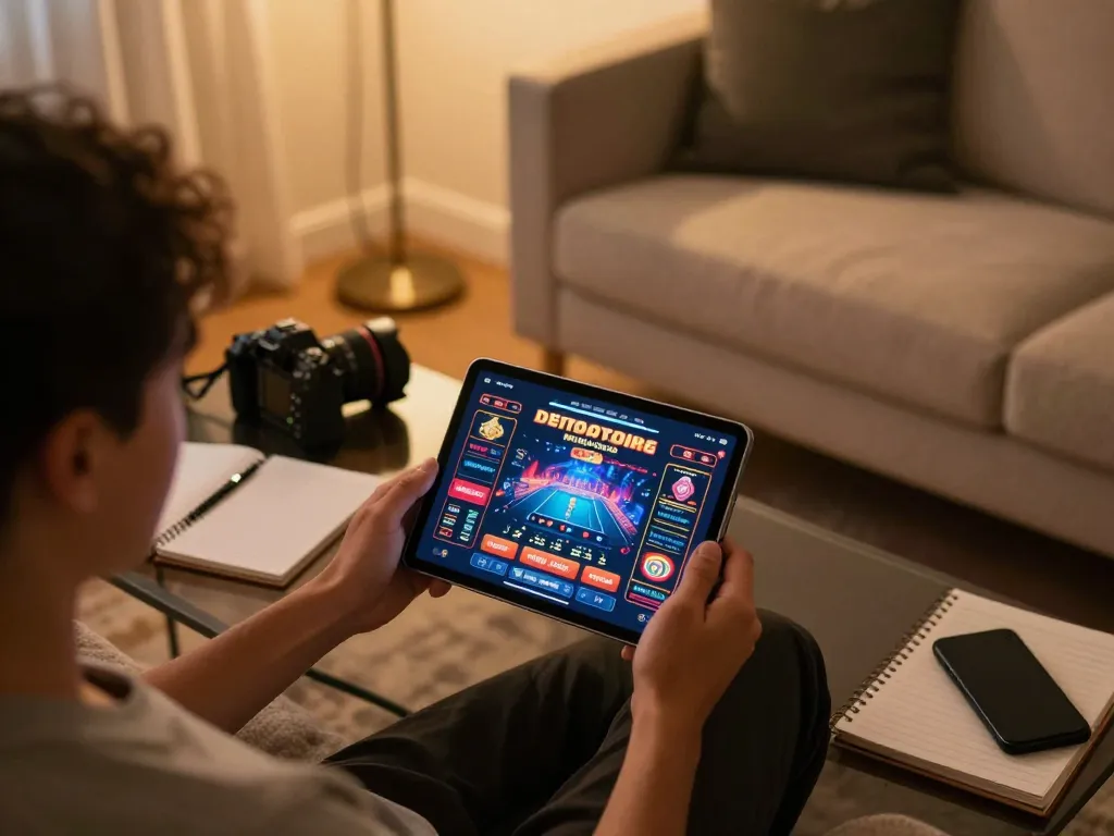 Engaging online gaming with casino europei online backdrop, focusing on a player immersed in strategy.