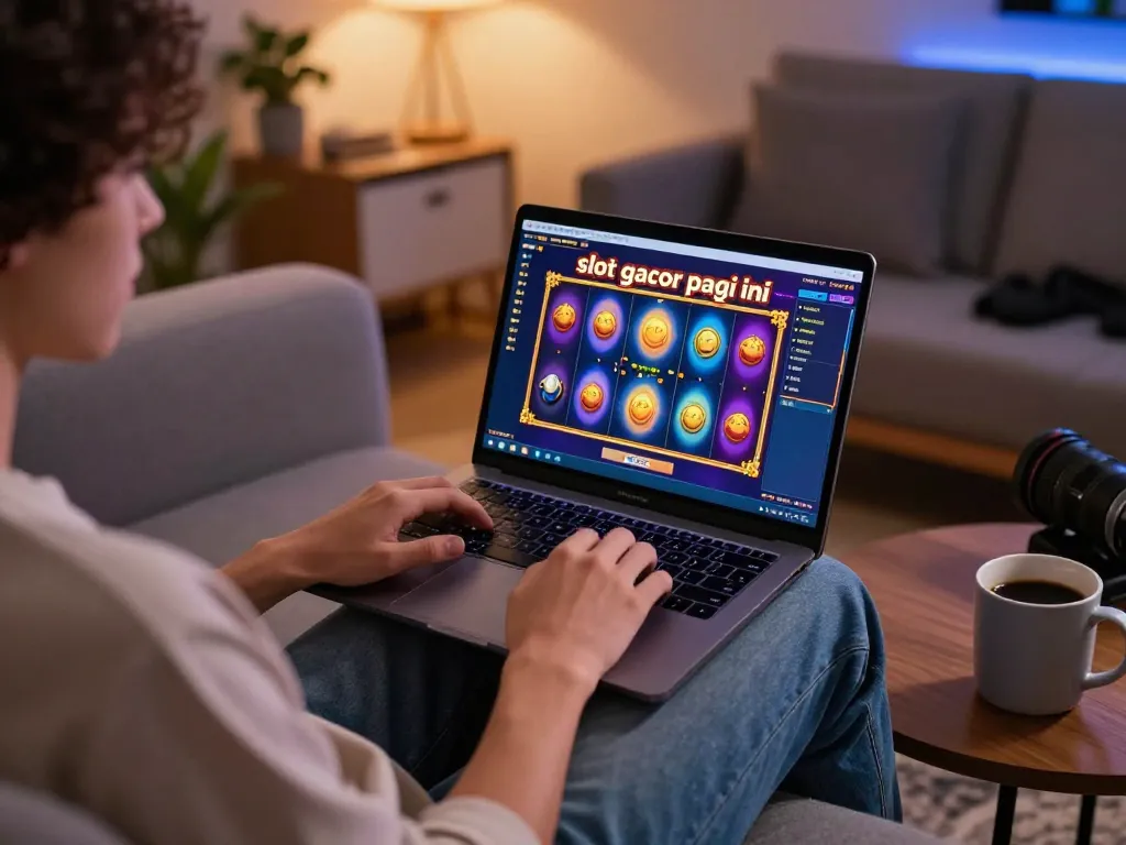 Engaging online slot gaming experience featuring slot gacor pagi ini on screen with lively atmosphere