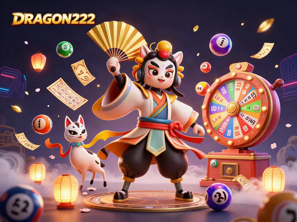 Experience thrilling wins at DRAGON222 with colorful lottery action and captivating characters.