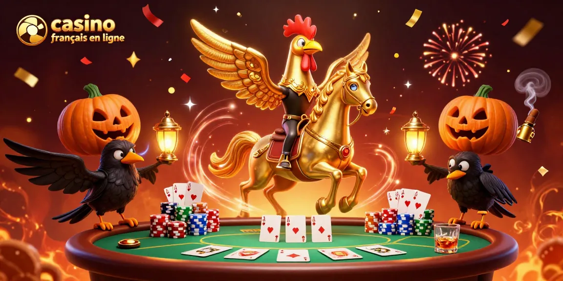 Découvrez un casino français en ligne vibrant avec des personnages animés et des jeux de cartes captivants.