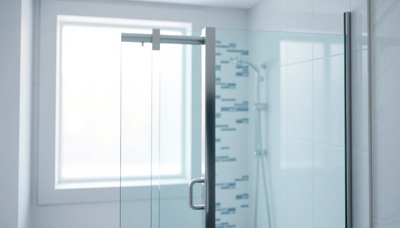 Showcase of stylish shower sliding doors enhancing modern bathroom aesthetics.