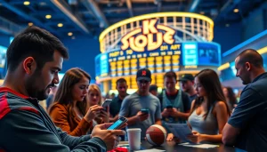 Engaged bettors exploring sportsbooks in South Carolina for sports betting.