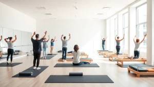 台東区（東京）で多様な参加者と穏やかなスタジオ環境を特徴とする、魅力的なピラティスクラス。