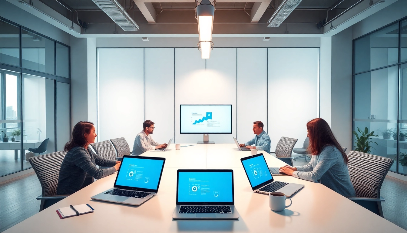 现代办公环境中展示的 WPS 软件,促进协作与生产力提升。